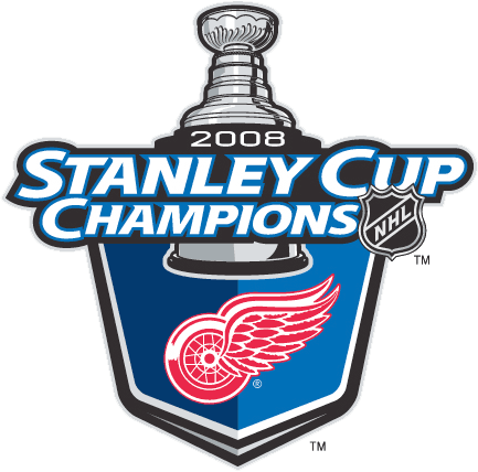 Detroit Red Wings 2008 Champion Logo iron on transfers for clothing